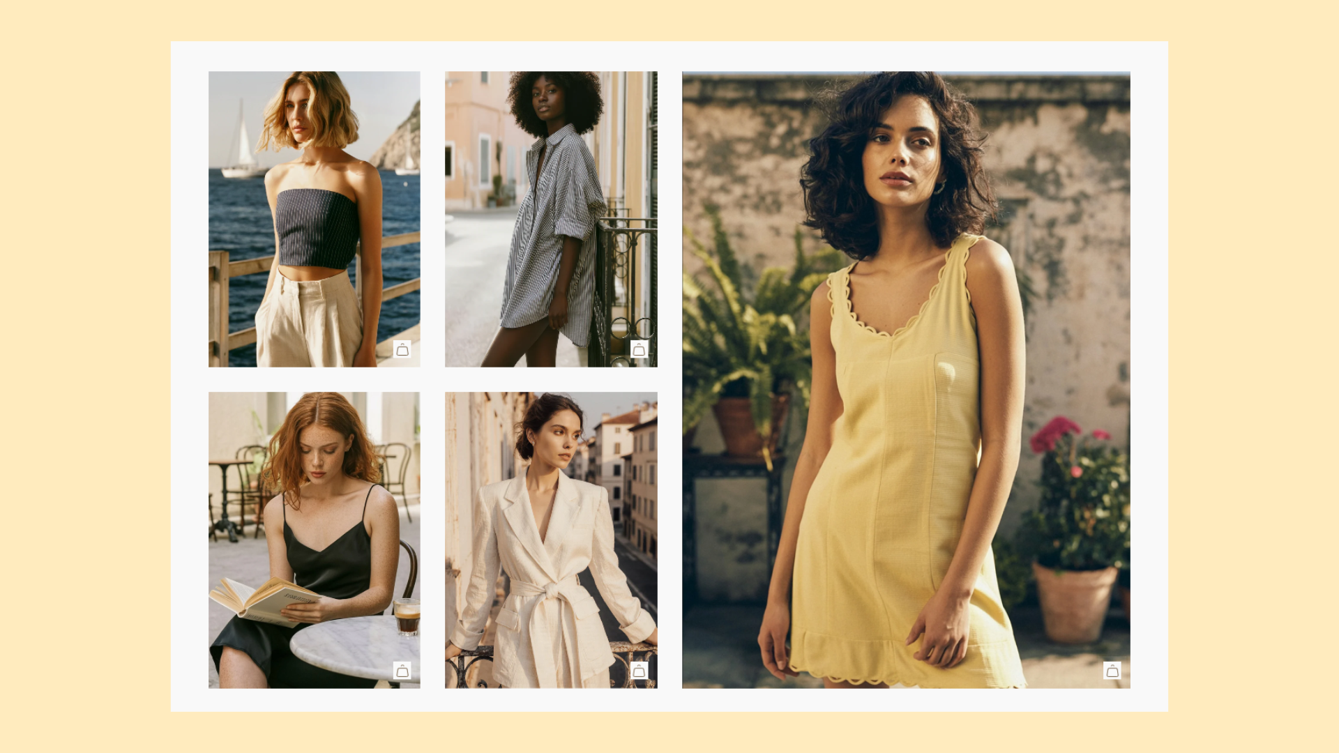 Shop the look gallery showcase