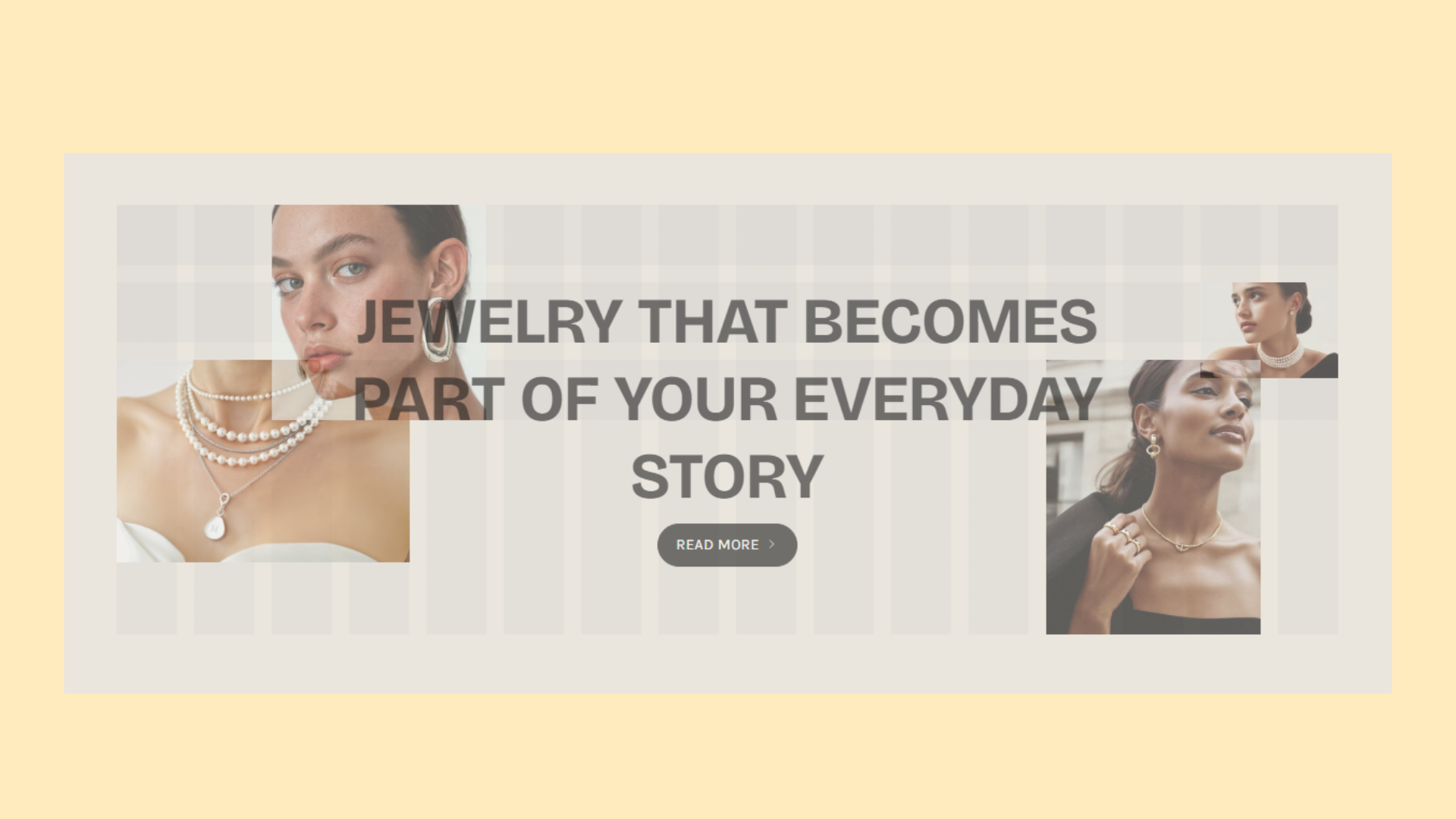 Example of how the section looks inside the theme customizer with the grid system. There are 16-columns and all other blocks are rearranged inside them.